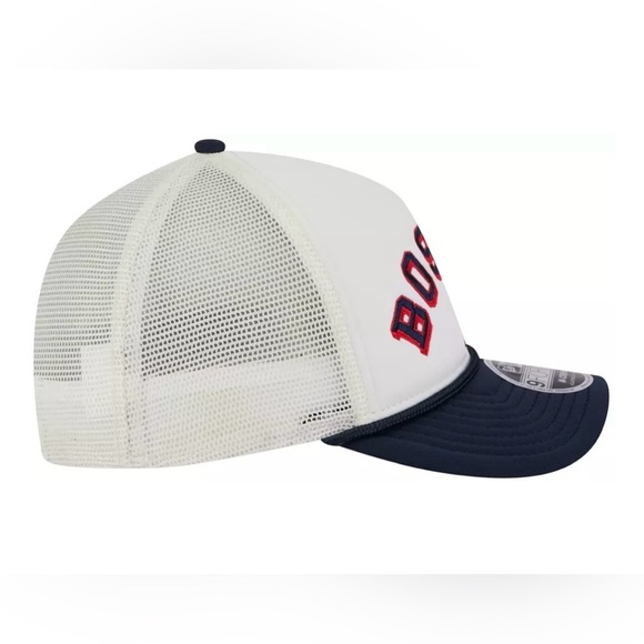 New Era Boston Red Sox White Arch Glitz 9Forty Adult Hat - Picture 4 of 7